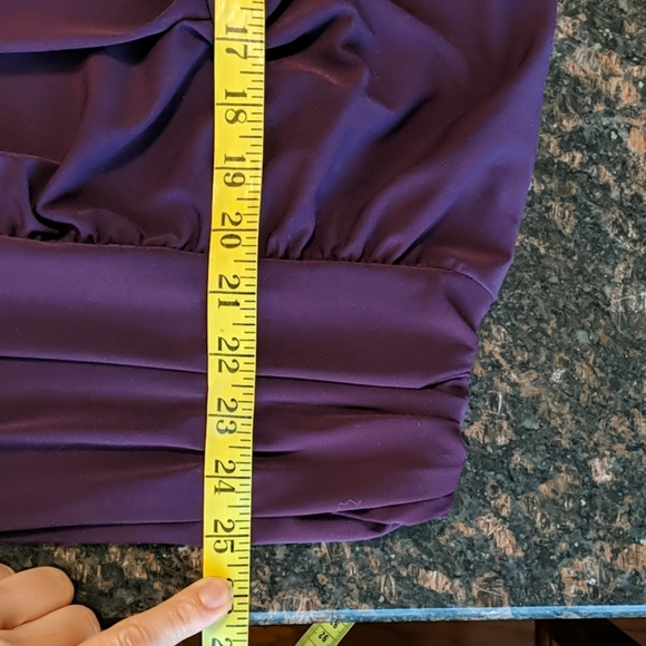 Perception Concept plum dressy top - Picture 5 of 6